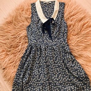 Floral Collar Dress